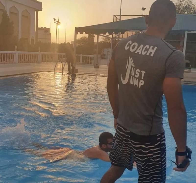 Swimming coaching  Just Jump