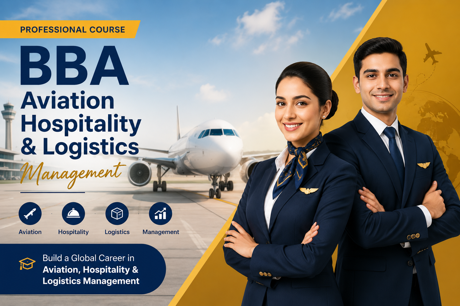 BBA Aviation Hospitality and Logistics Mangement course image